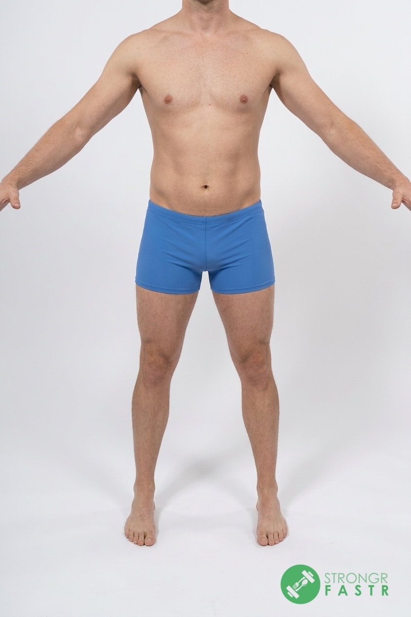 A 6'1", 190 lbs male at about 19% body fat