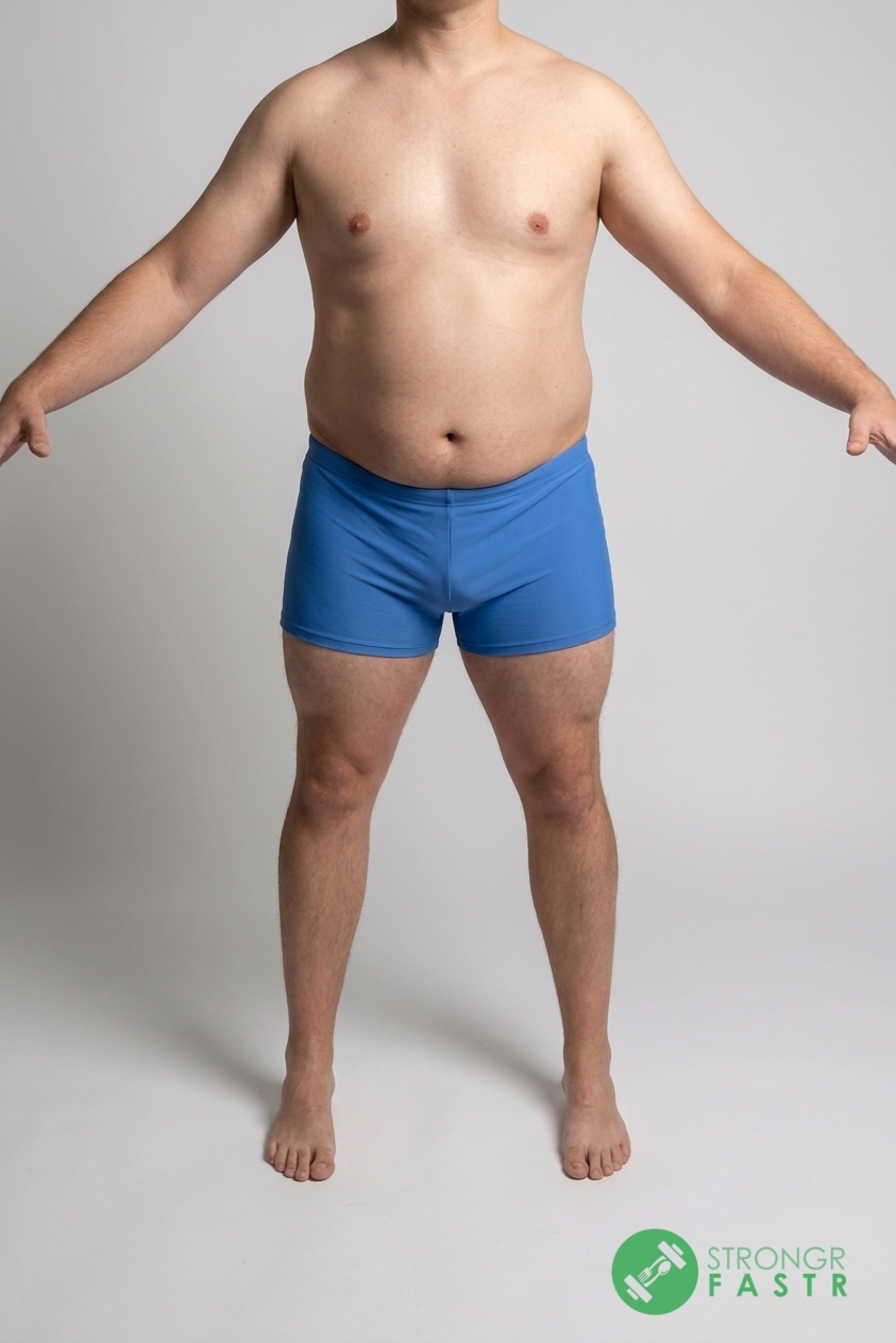A 5'6", 180 lbs male at about 31% body fat
