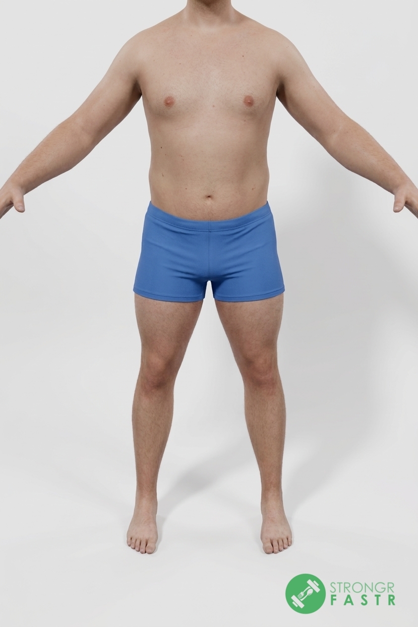 A 5'11", 210 lbs male at about 23% body fat
