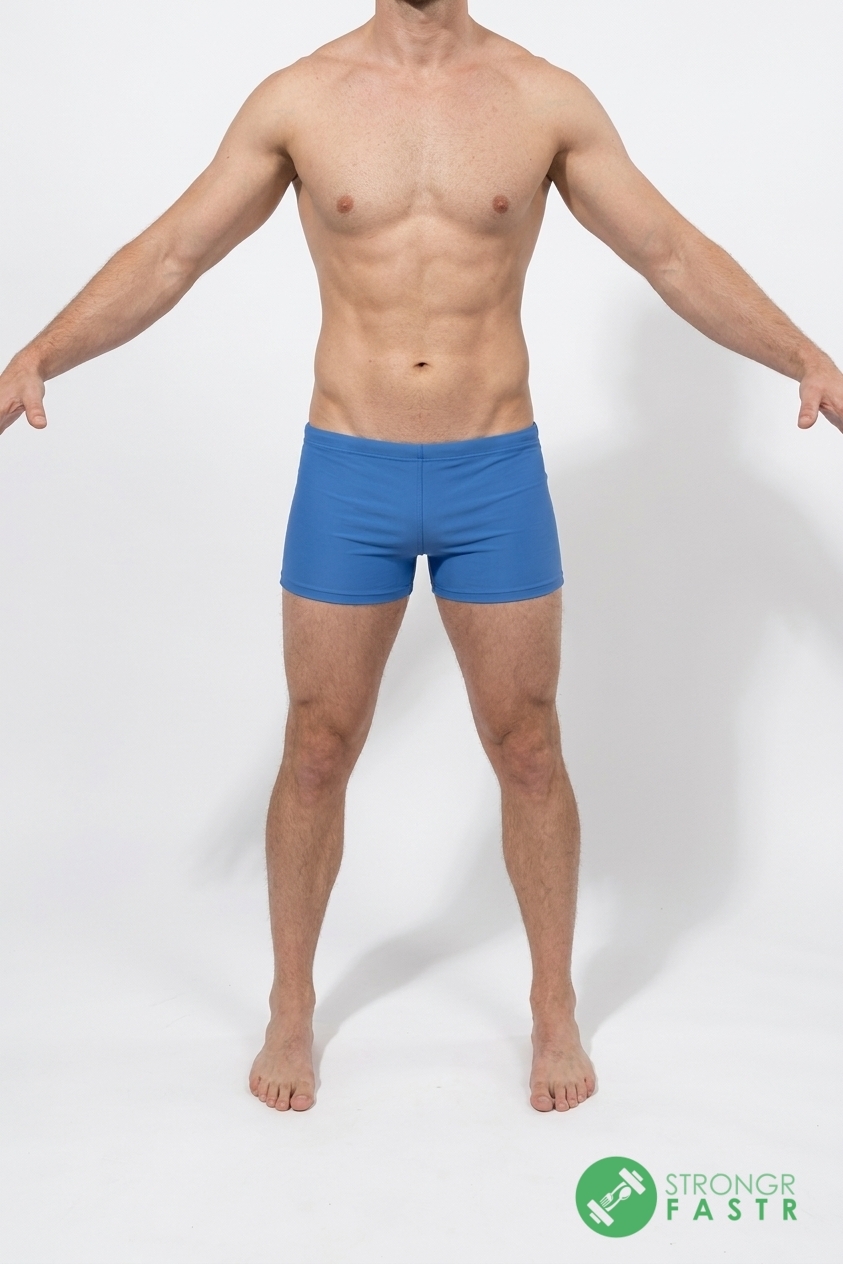 A 5'5", 130 lbs male at about 7% body fat