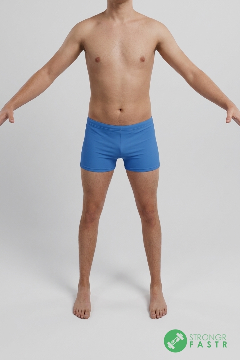 A 6'1", 170 lbs male at about 19% body fat