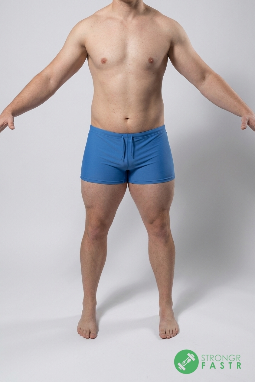 A 6'4", 260 lbs male at about 18% body fat
