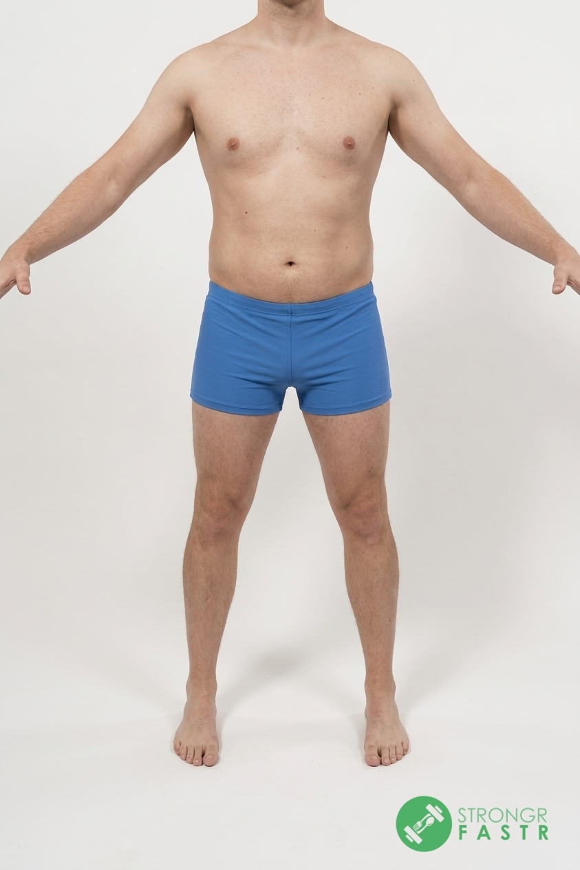 A 5'8", 160 lbs male at about 21% body fat