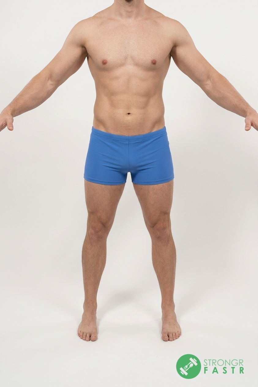 A 5'9", 180 lbs male at about 16% body fat