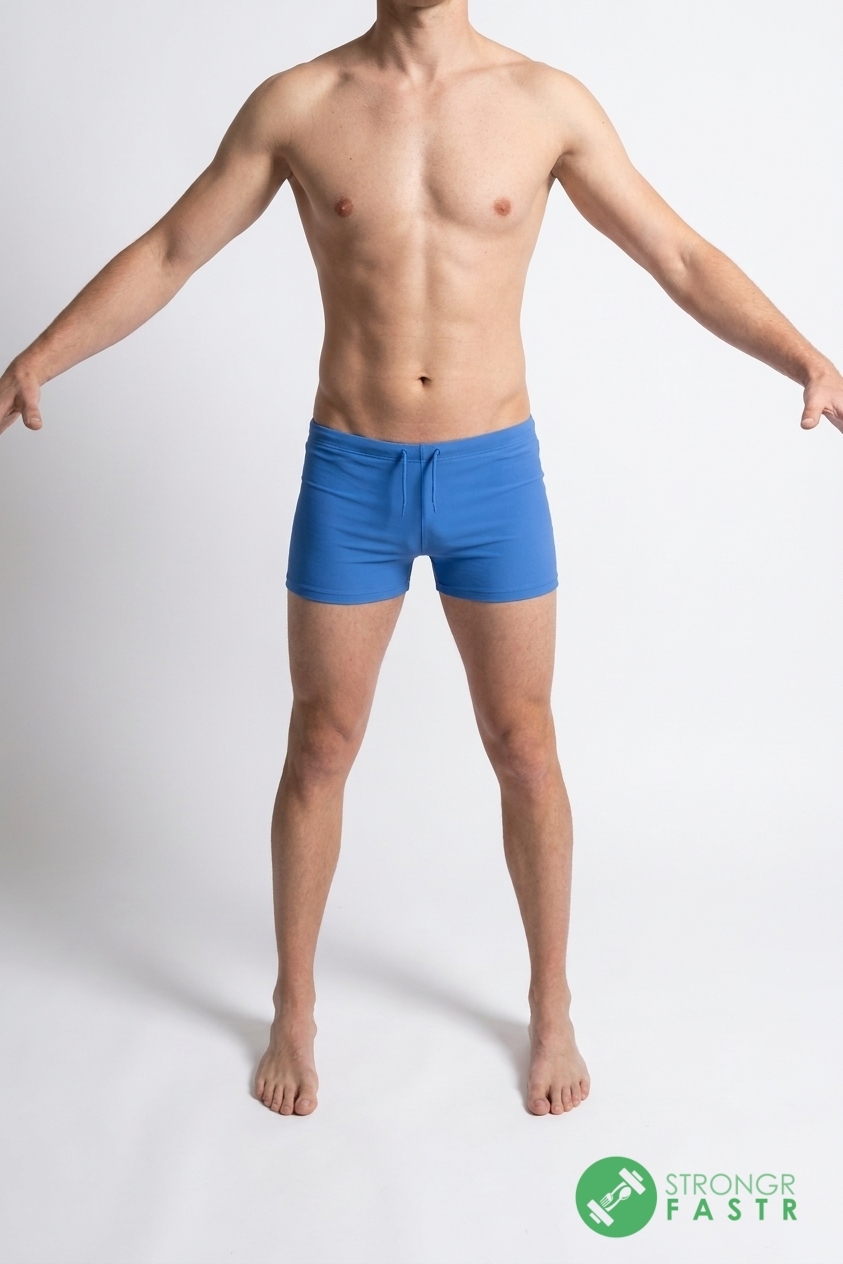 A 5'11", 140 lbs male at about 11% body fat