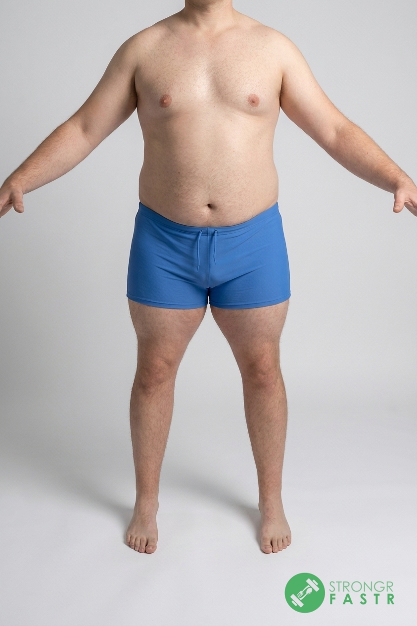 A 6 foot, 250 lbs male at about 32% body fat