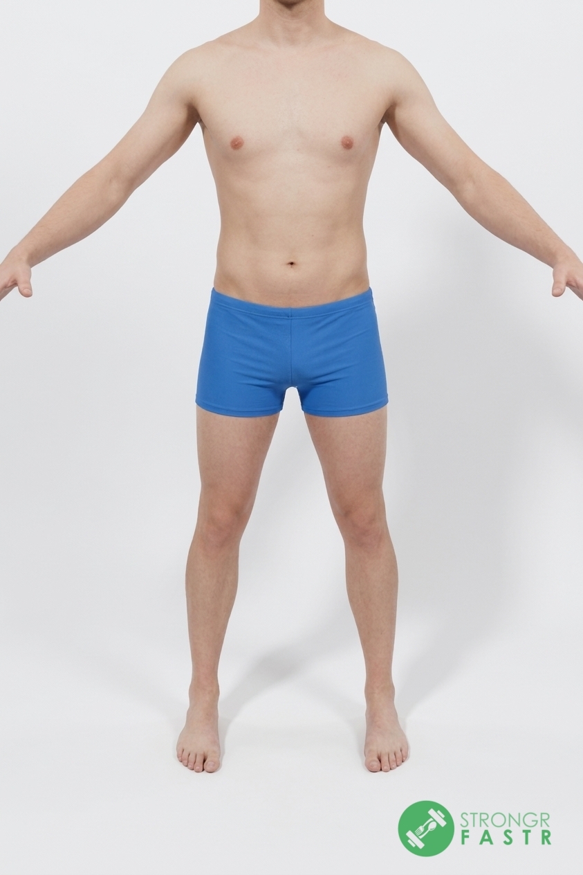 A 5'10", 160 lbs male at about 15% body fat