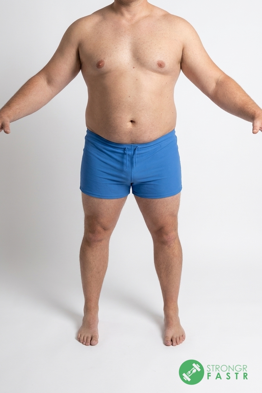 A 5'8", 240 lbs male at about 29% body fat