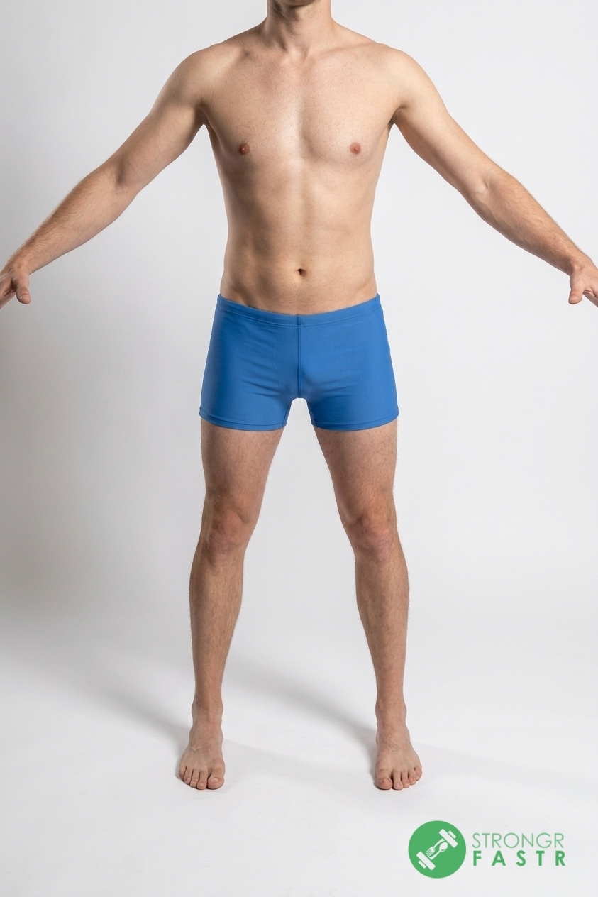 A 5'8", 140 lbs male at about 15% body fat