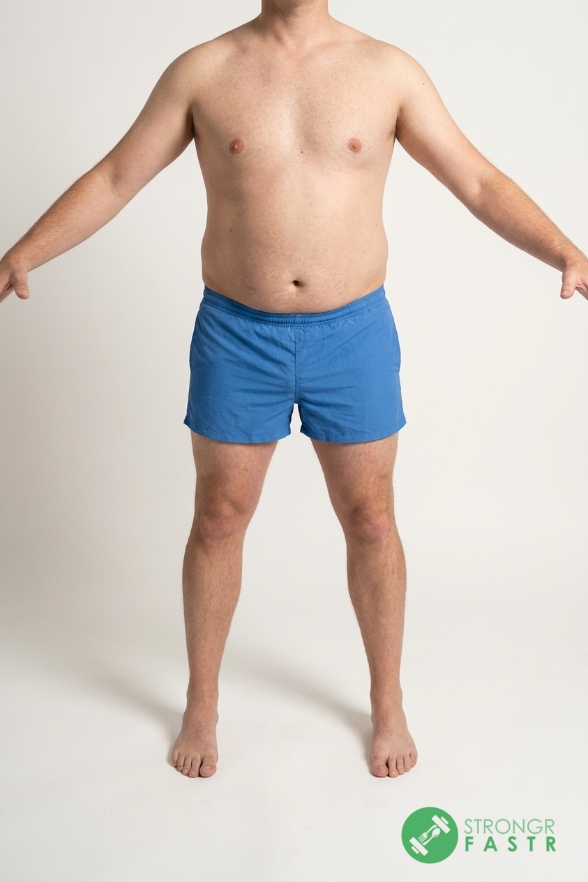 A 5'6", 170 lbs male at about 30% body fat