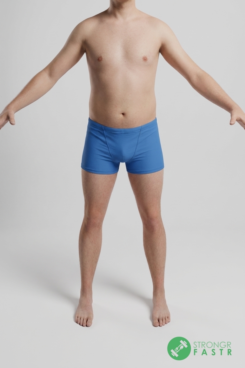 A 6'4", 220 lbs male at about 27% body fat