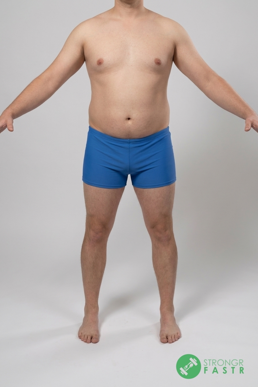 A 6'3", 250 lbs male at about 30% body fat