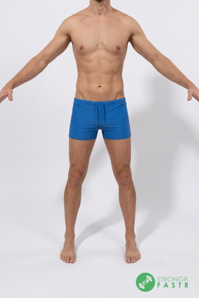 A 6'2", 140 lbs male at about 5% body fat