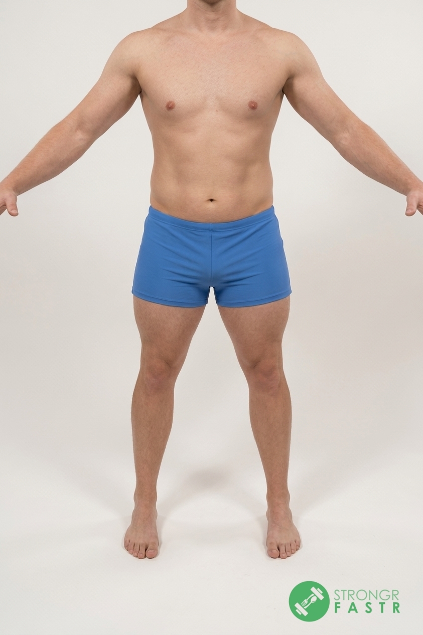 A 5'5", 160 lbs male at about 23% body fat