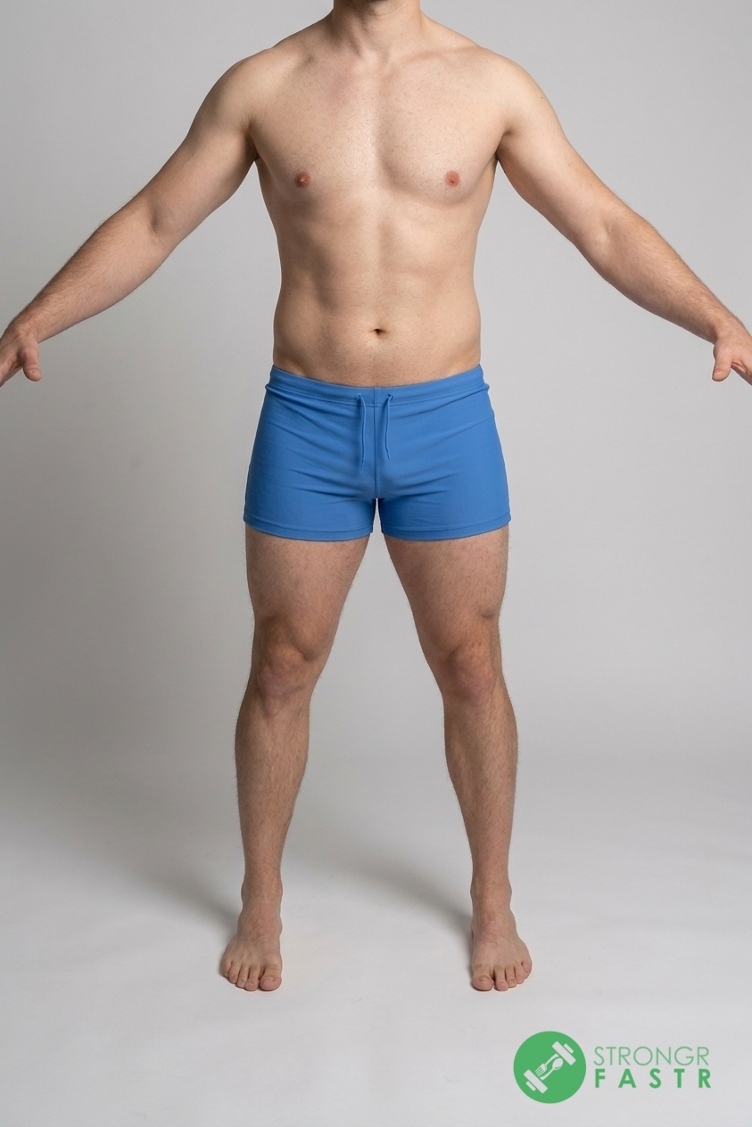 A 5'6", 160 lbs male at about 15% body fat