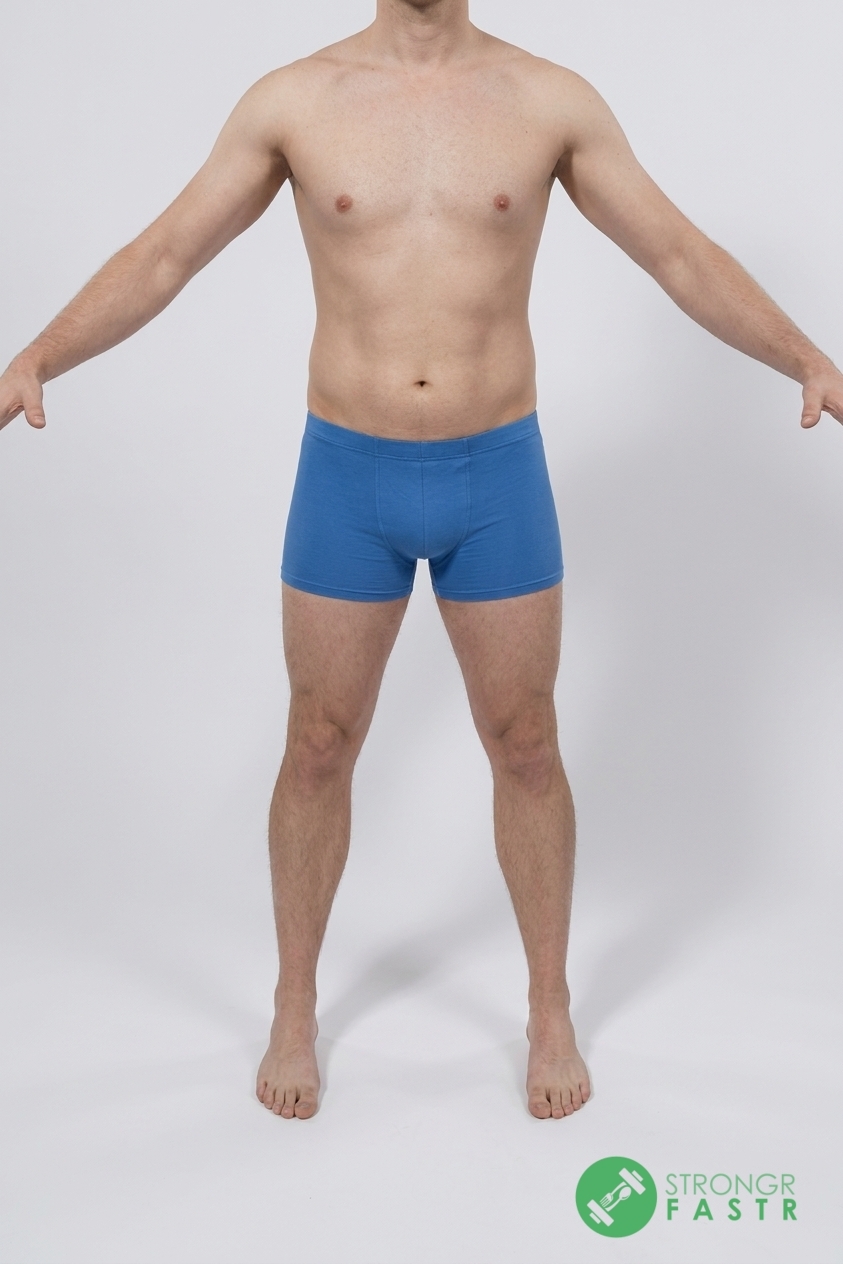 A 6'5", 210 lbs male at about 19% body fat