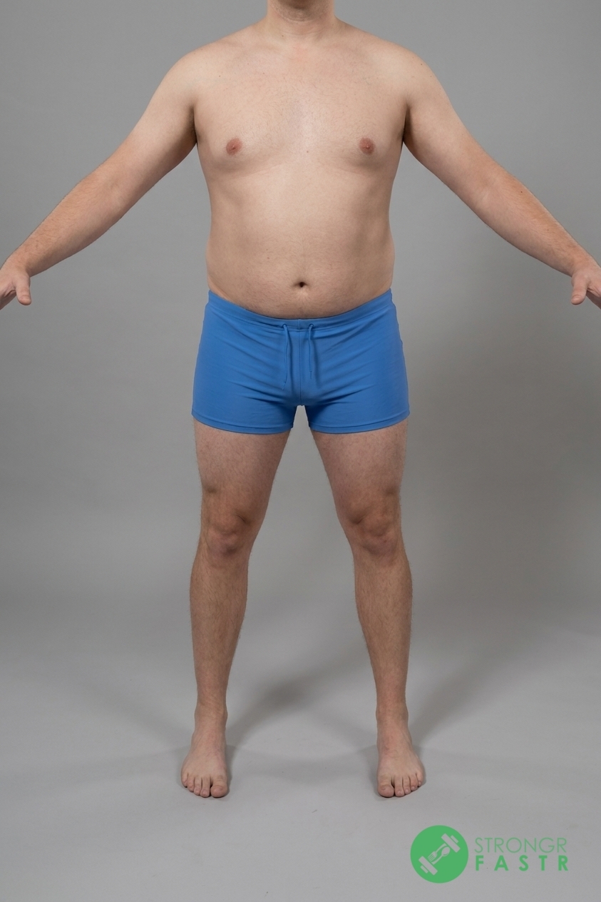 A 5'11", 200 lbs male at about 31% body fat