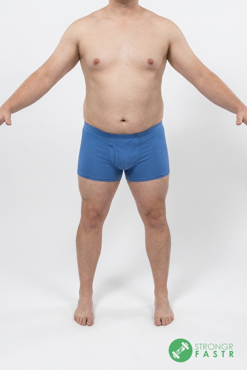 A 5'7", 200 lbs male at about 29% body fat