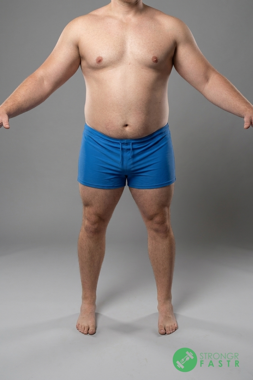 A 5'8", 230 lbs male at about 29% body fat