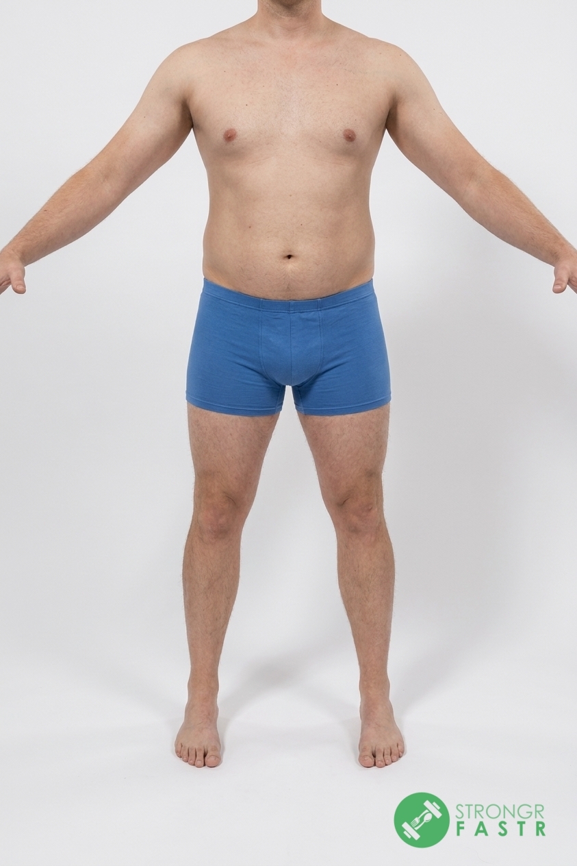 A 6'2", 220 lbs male at about 24% body fat
