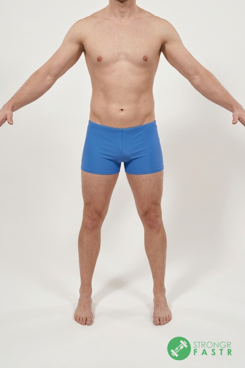 A 6 foot, 190 lbs male at about 15% body fat