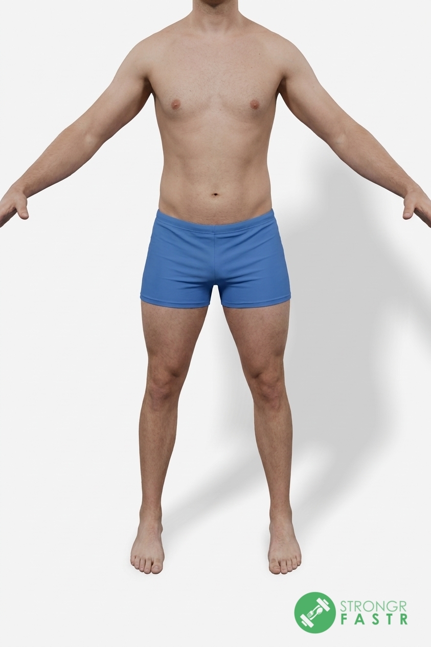 A 6 foot, 180 lbs male at about 16% body fat