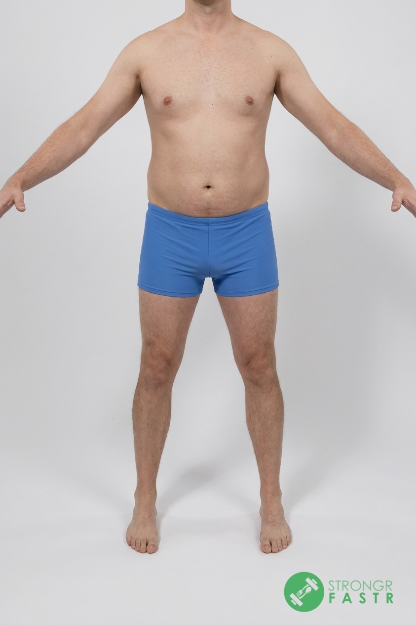A 6 foot, 200 lbs male at about 26% body fat
