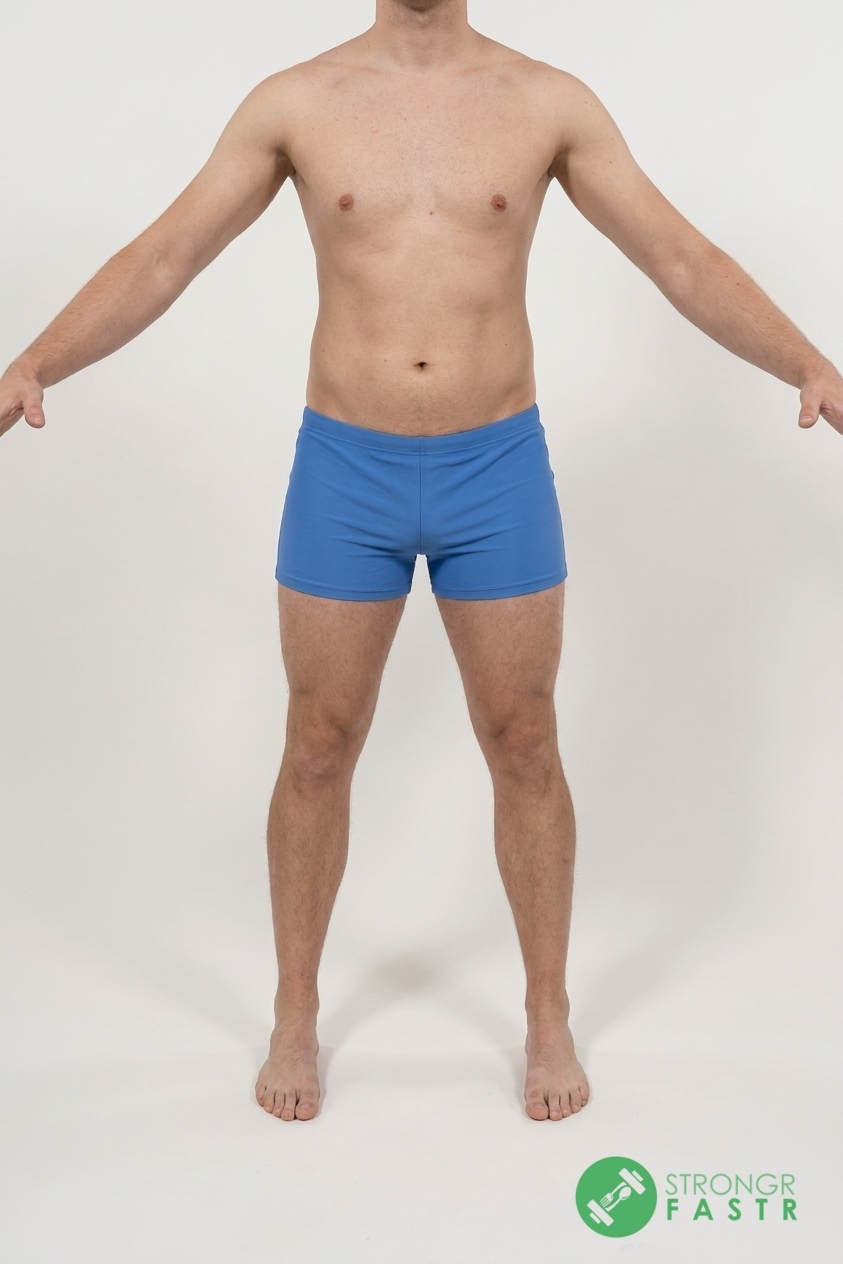 A 6'2", 200 lbs male at about 20% body fat
