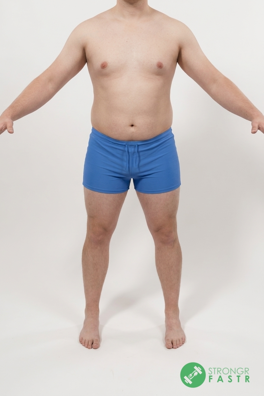 A 5'9", 200 lbs male at about 24% body fat