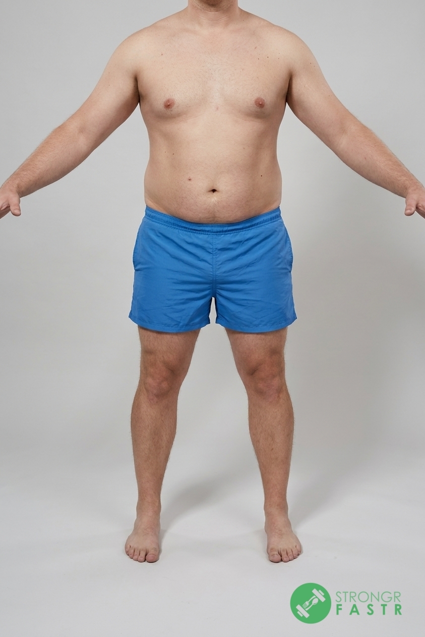 A 5'8", 220 lbs male at about 29% body fat