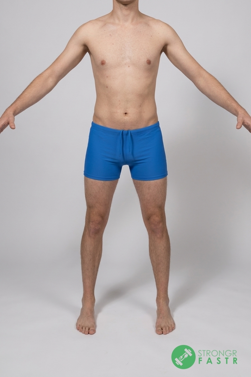 A 6'3", 170 lbs male at about 17% body fat
