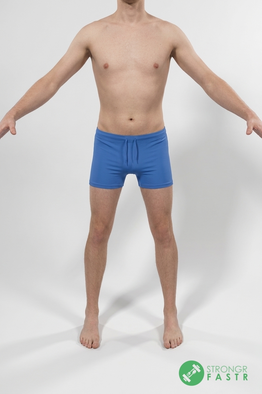 A 6'4", 170 lbs male at about 18% body fat