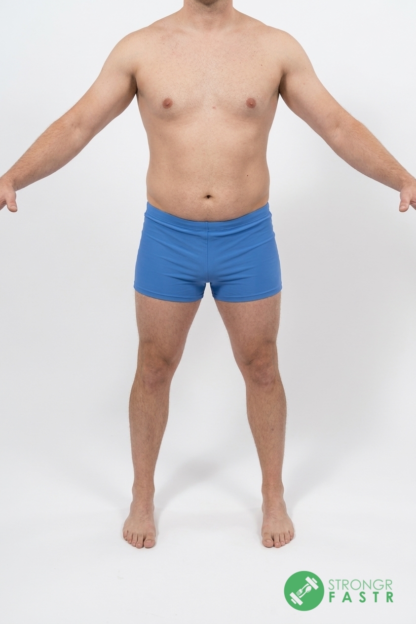 A 5'5", 170 lbs male at about 22% body fat
