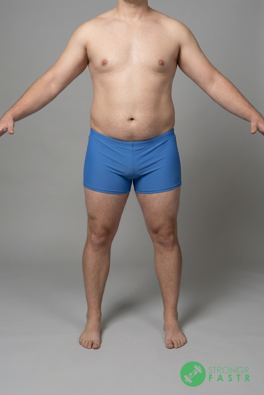 A 5'10", 220 lbs male at about 30% body fat