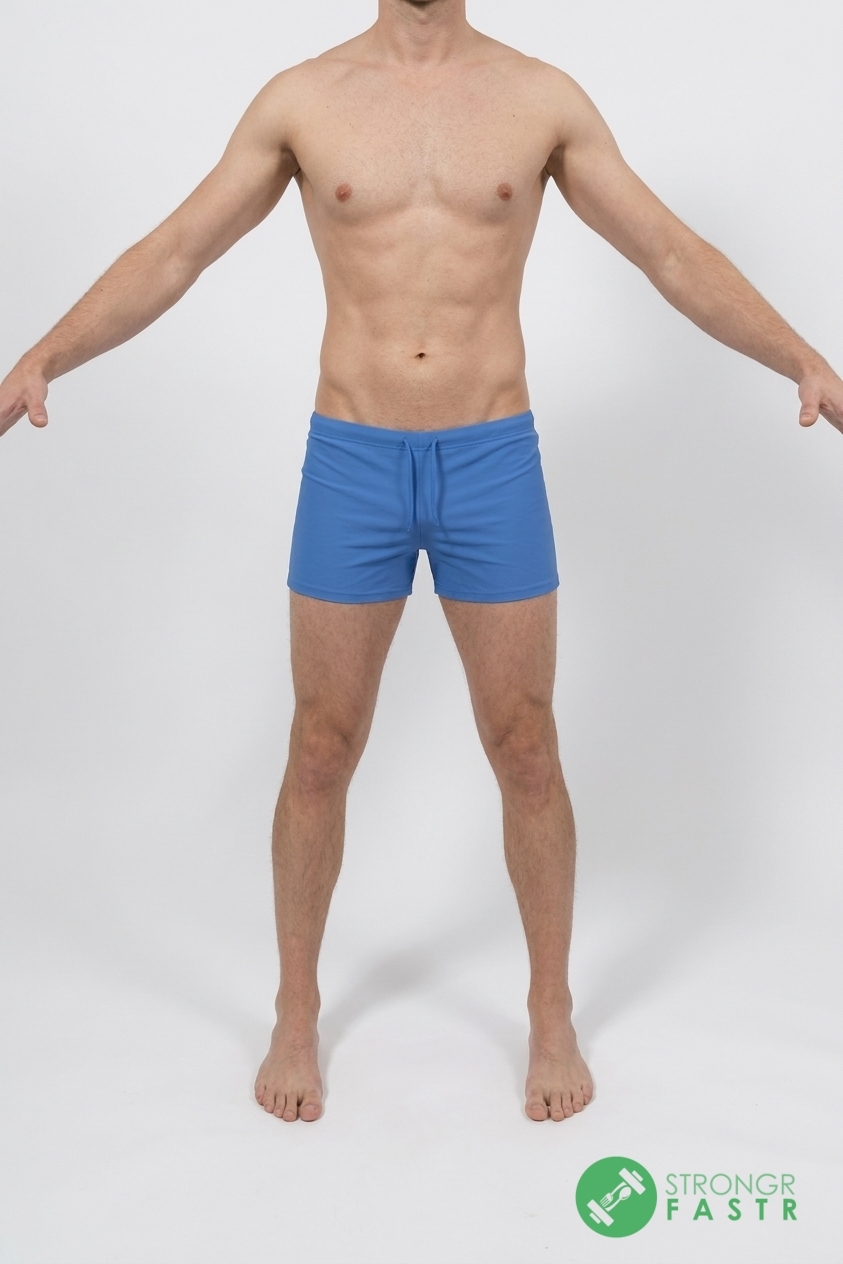 A 6'3", 150 lbs male at about 6% body fat