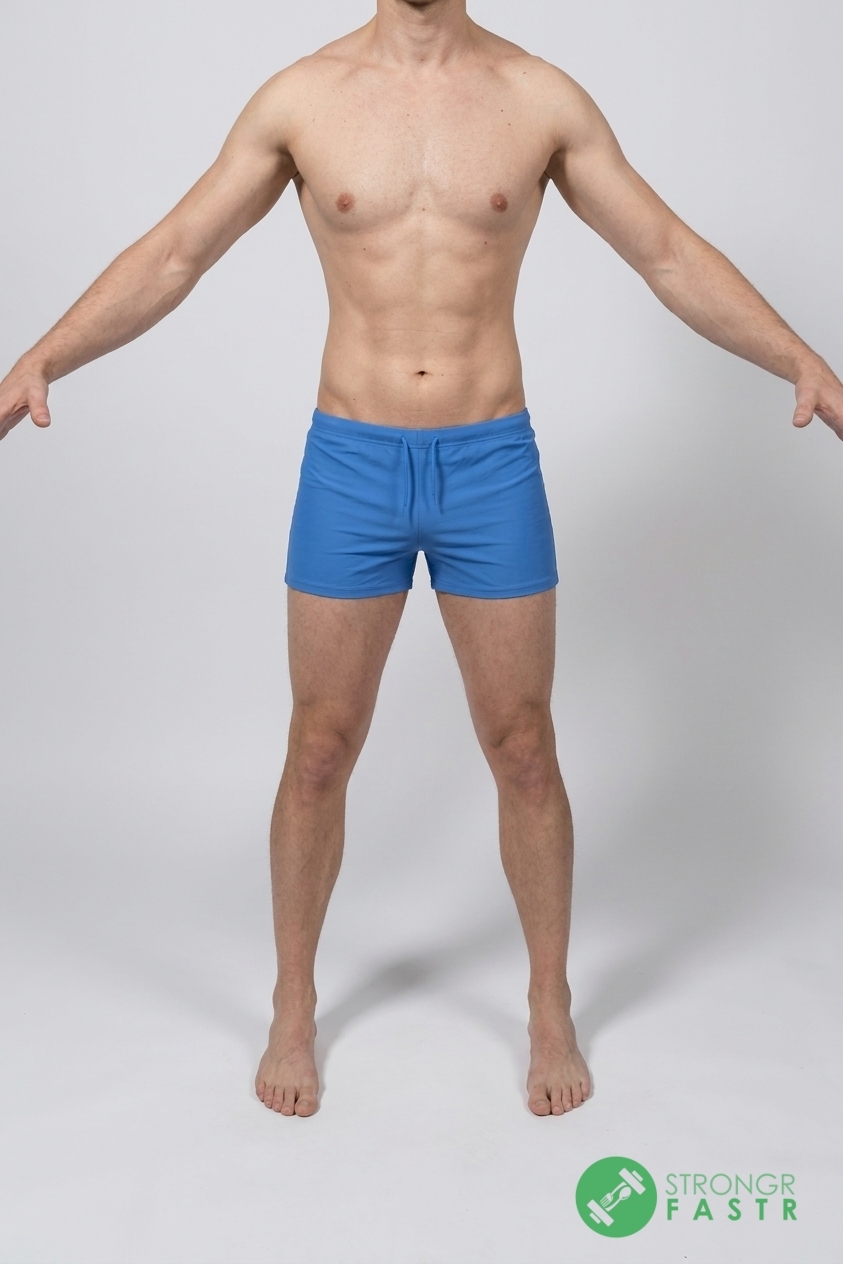 A 5'11", 160 lbs male at about 6% body fat