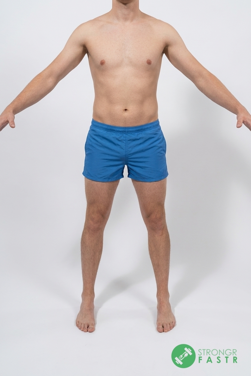A 5'10", 160 lbs male at about 21% body fat