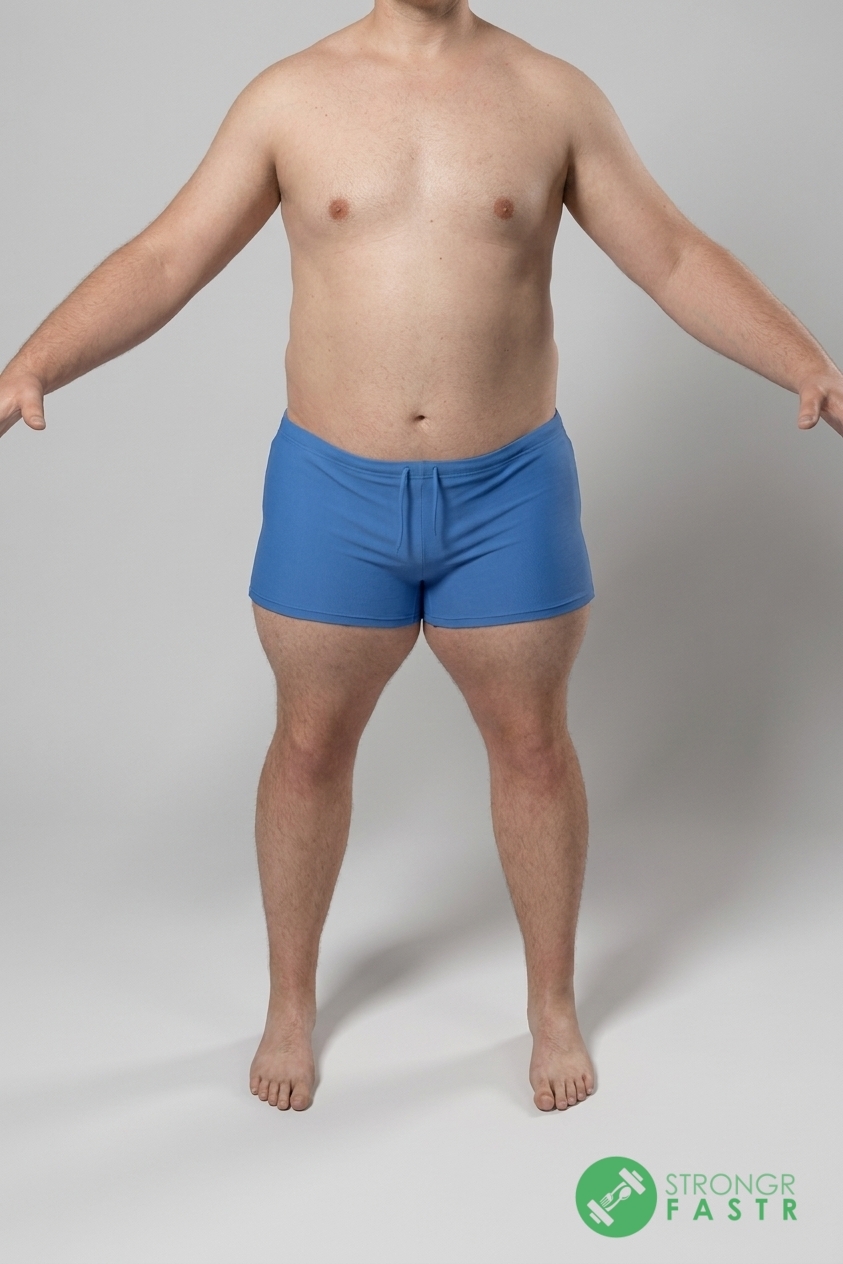 A 5'5", 200 lbs male at about 29% body fat