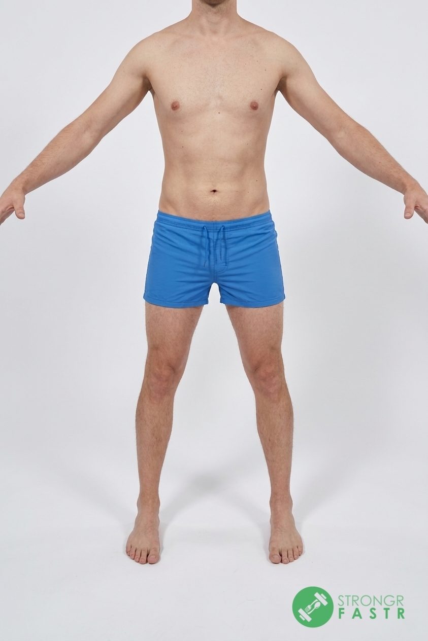 A 5'5", 120 lbs male at about 12% body fat