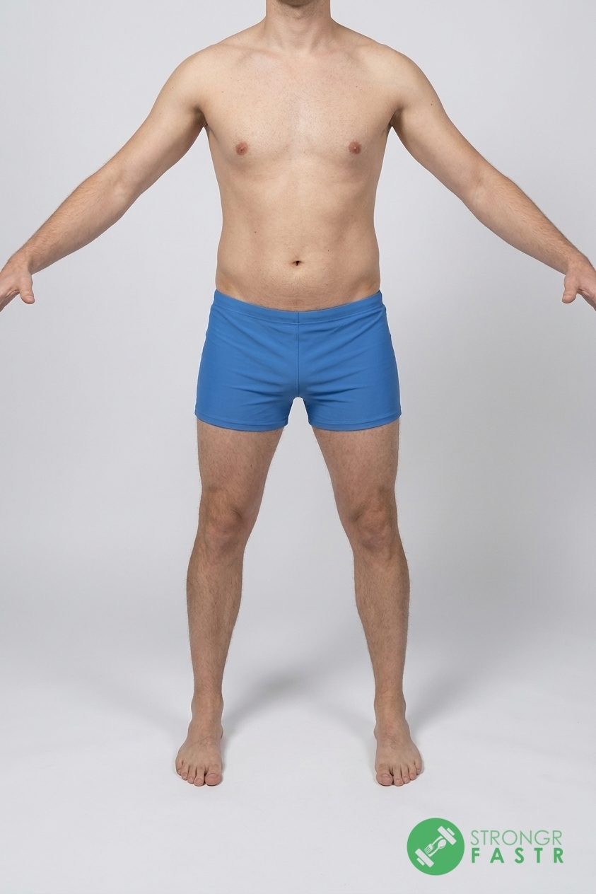 A 5'6", 150 lbs male at about 20% body fat