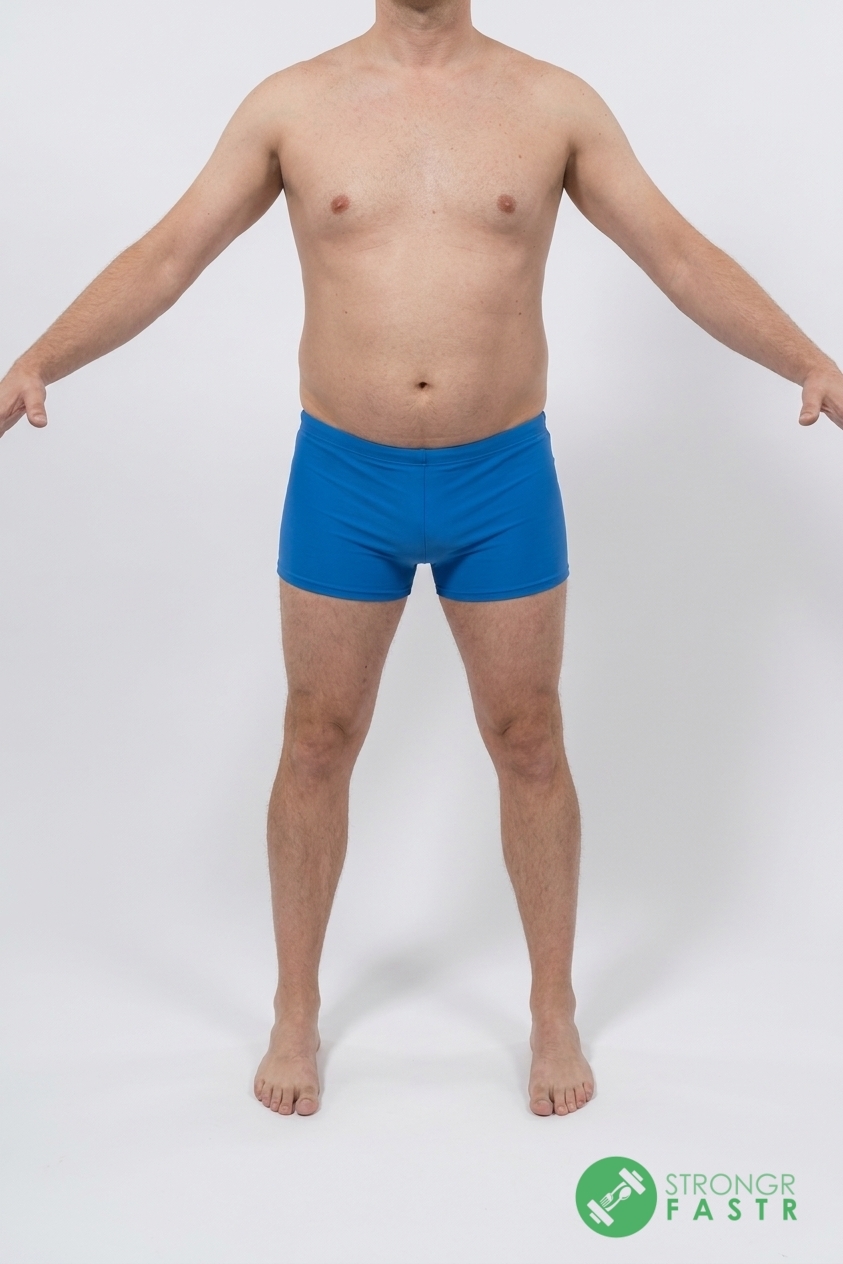 A 5'9", 170 lbs male at about 27% body fat