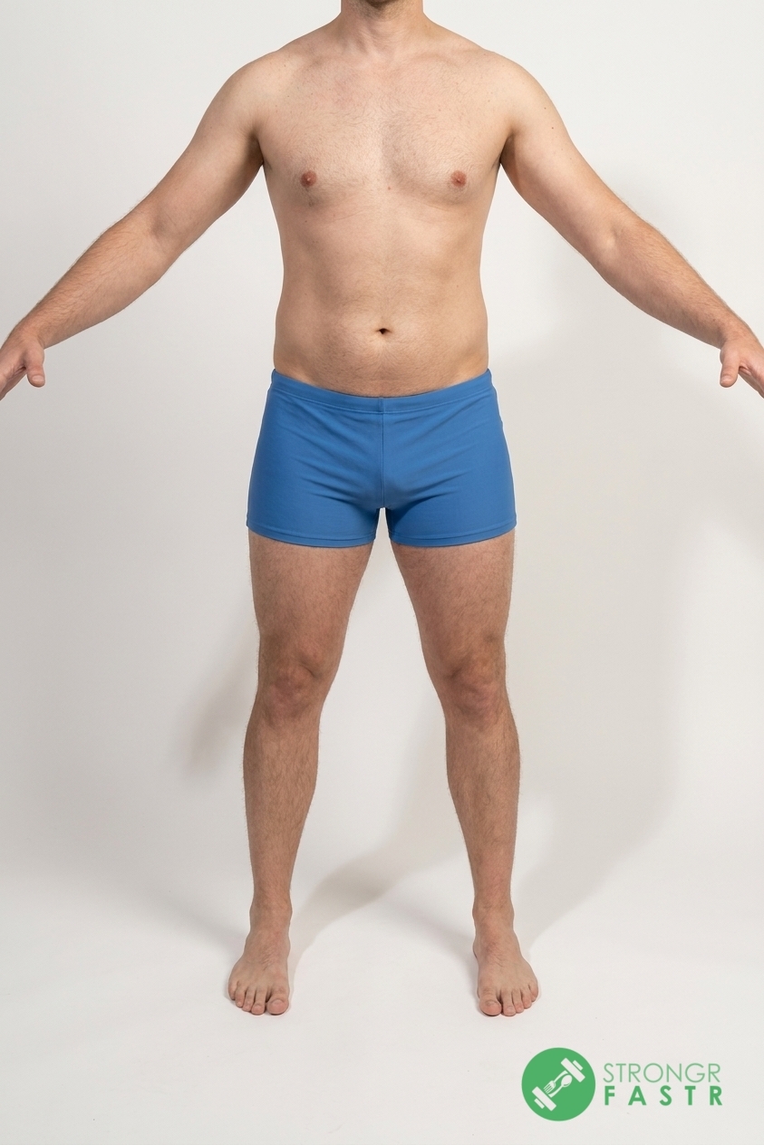 A 6'3", 230 lbs male at about 19% body fat