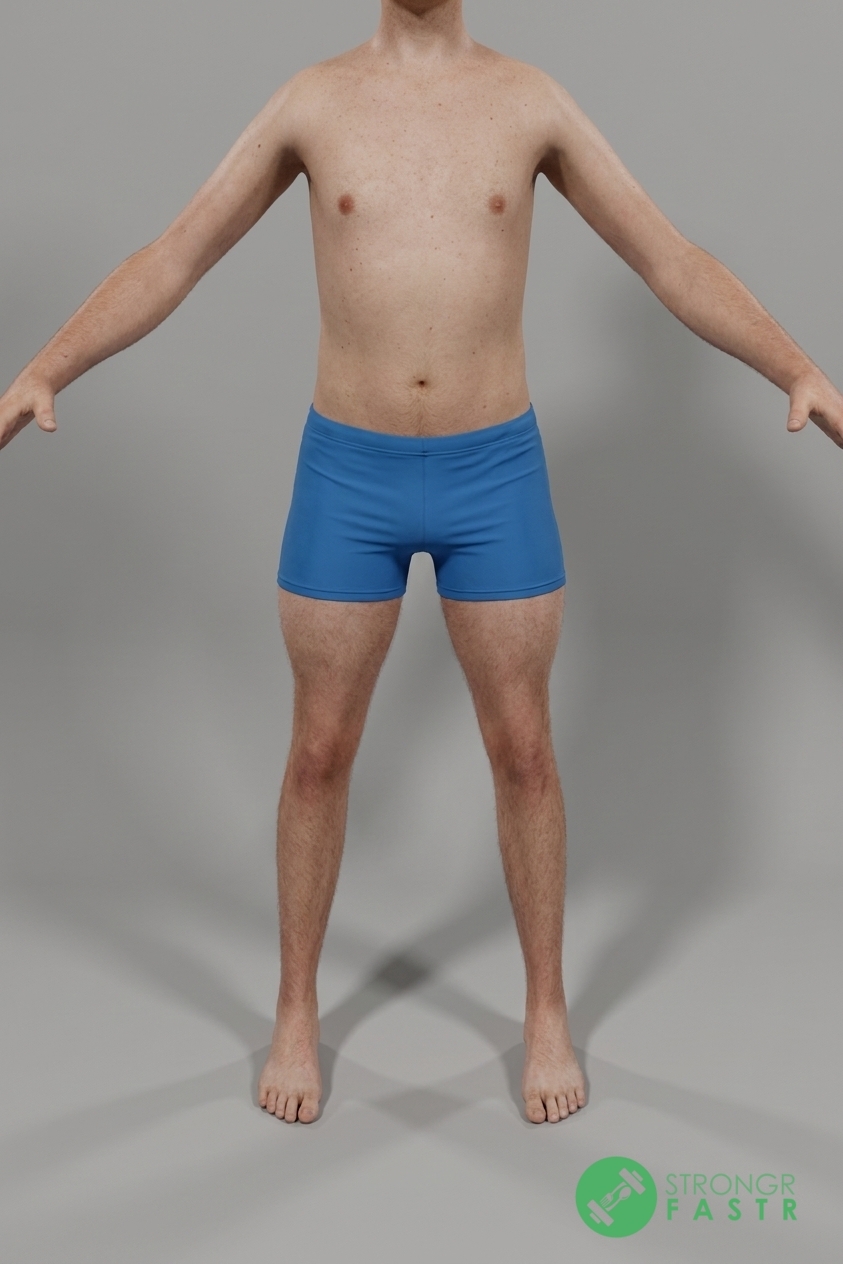 A 6'5", 200 lbs male at about 21% body fat