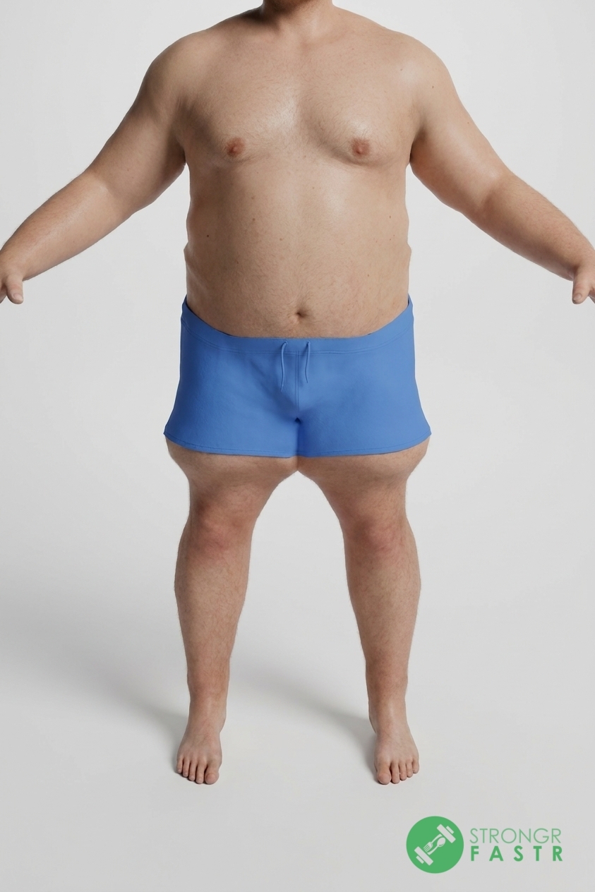 A 5'10", 300 lbs male at about 39% body fat