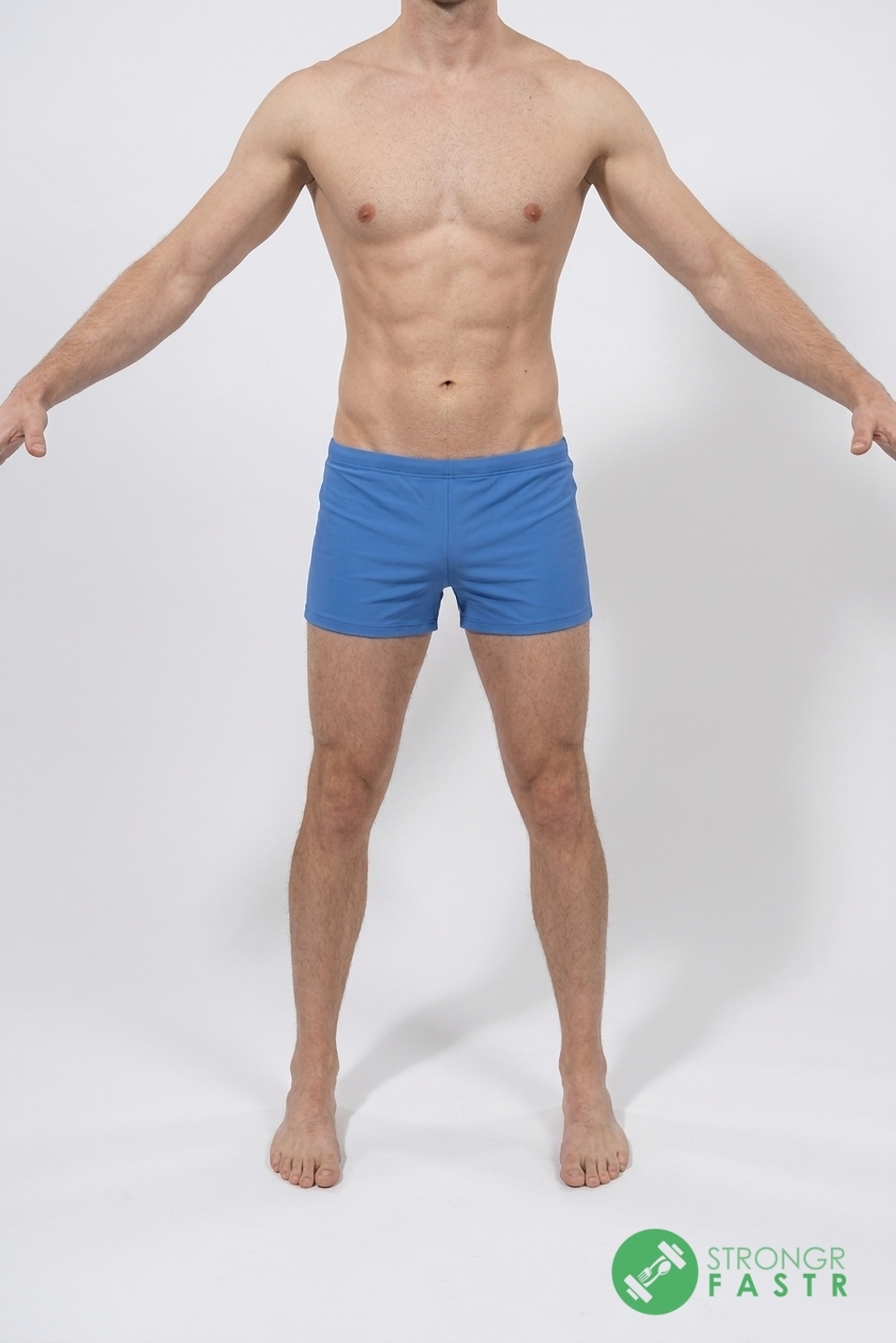 A 6'1", 170 lbs male at about 11% body fat