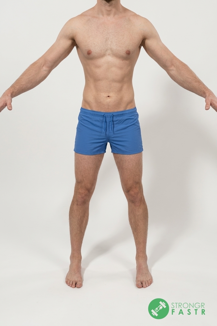 A 6'3", 170 lbs male at about 5% body fat