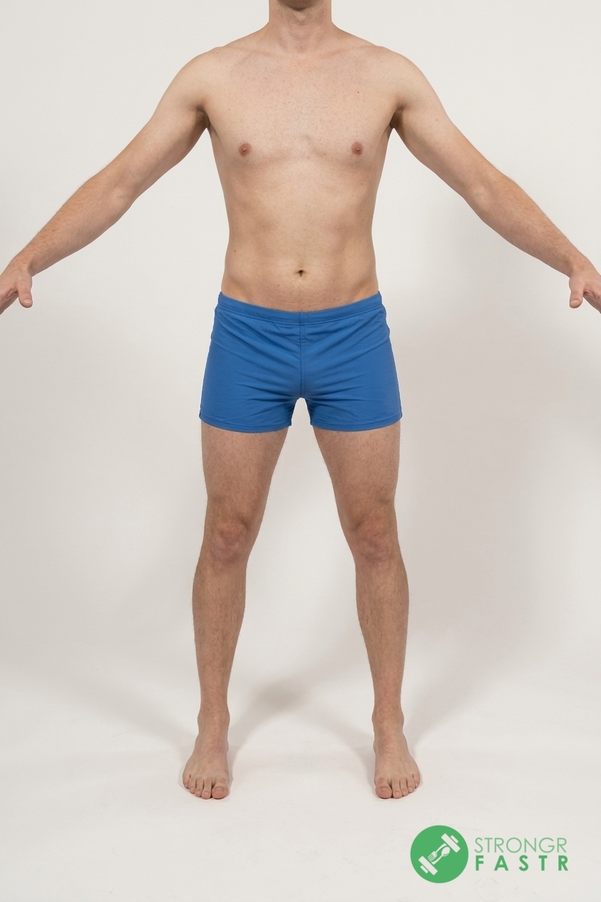 A 6'1", 170 lbs male at about 16% body fat