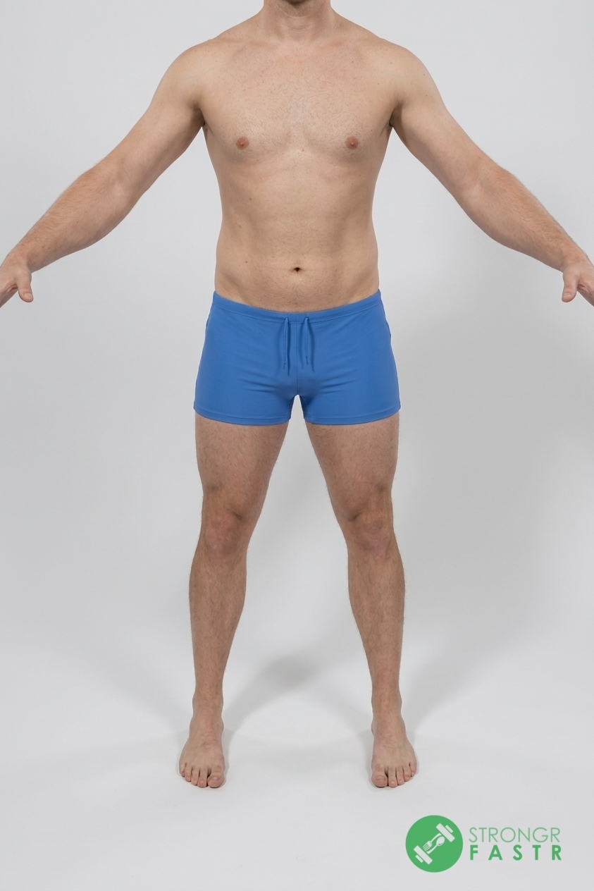 A 6 foot, 200 lbs male at about 17% body fat