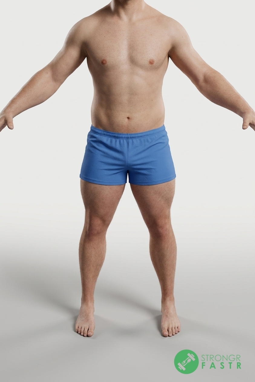 A 5'5", 170 lbs male at about 16% body fat