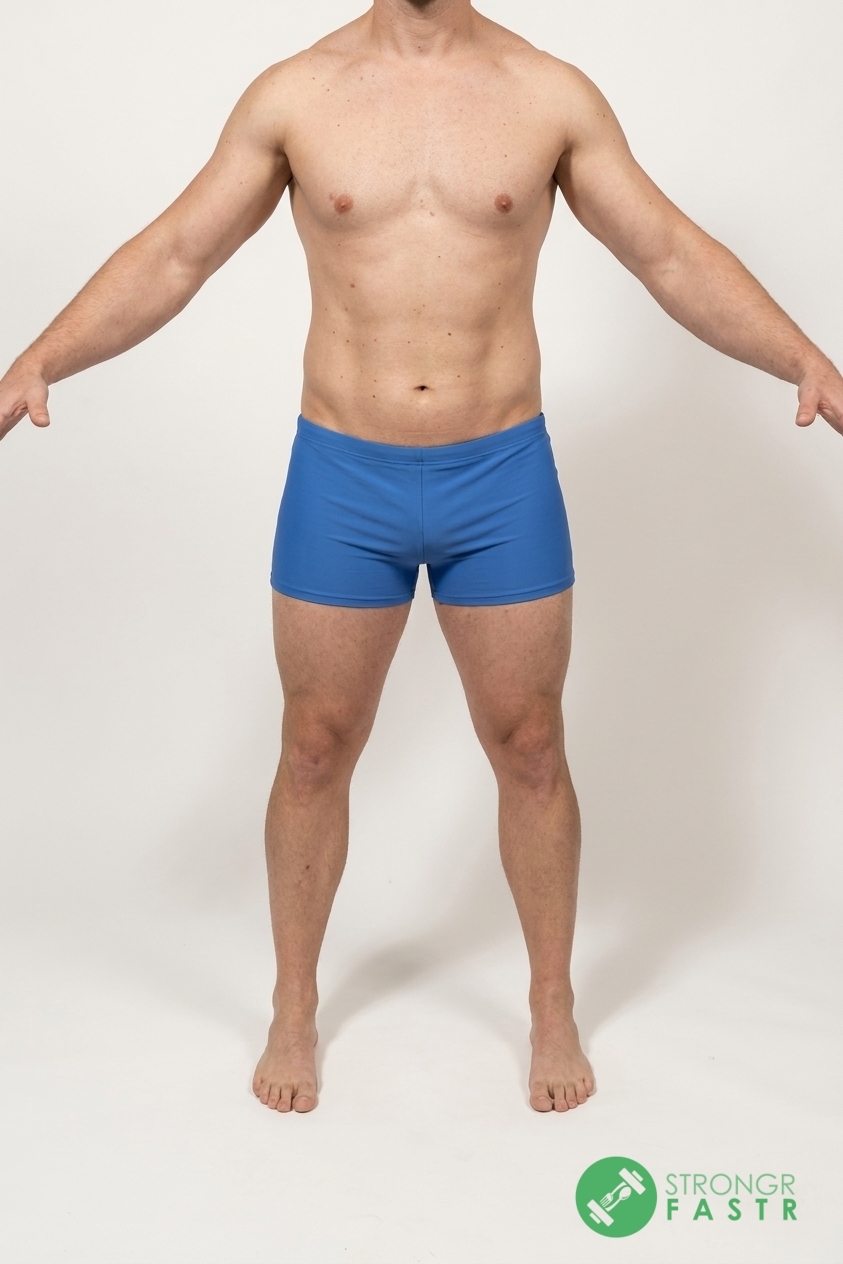 A 5'8", 190 lbs male at about 17% body fat